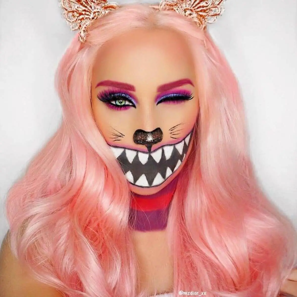  Cheshire Cat makeup