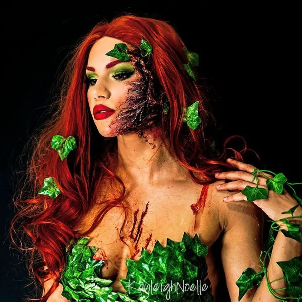 Poison Ivy makeup