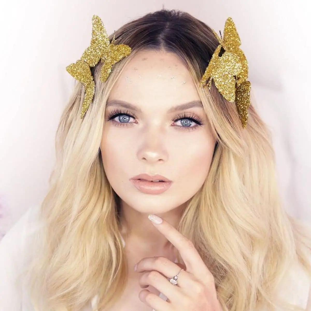 Snapchat Butterfly Filter makeup