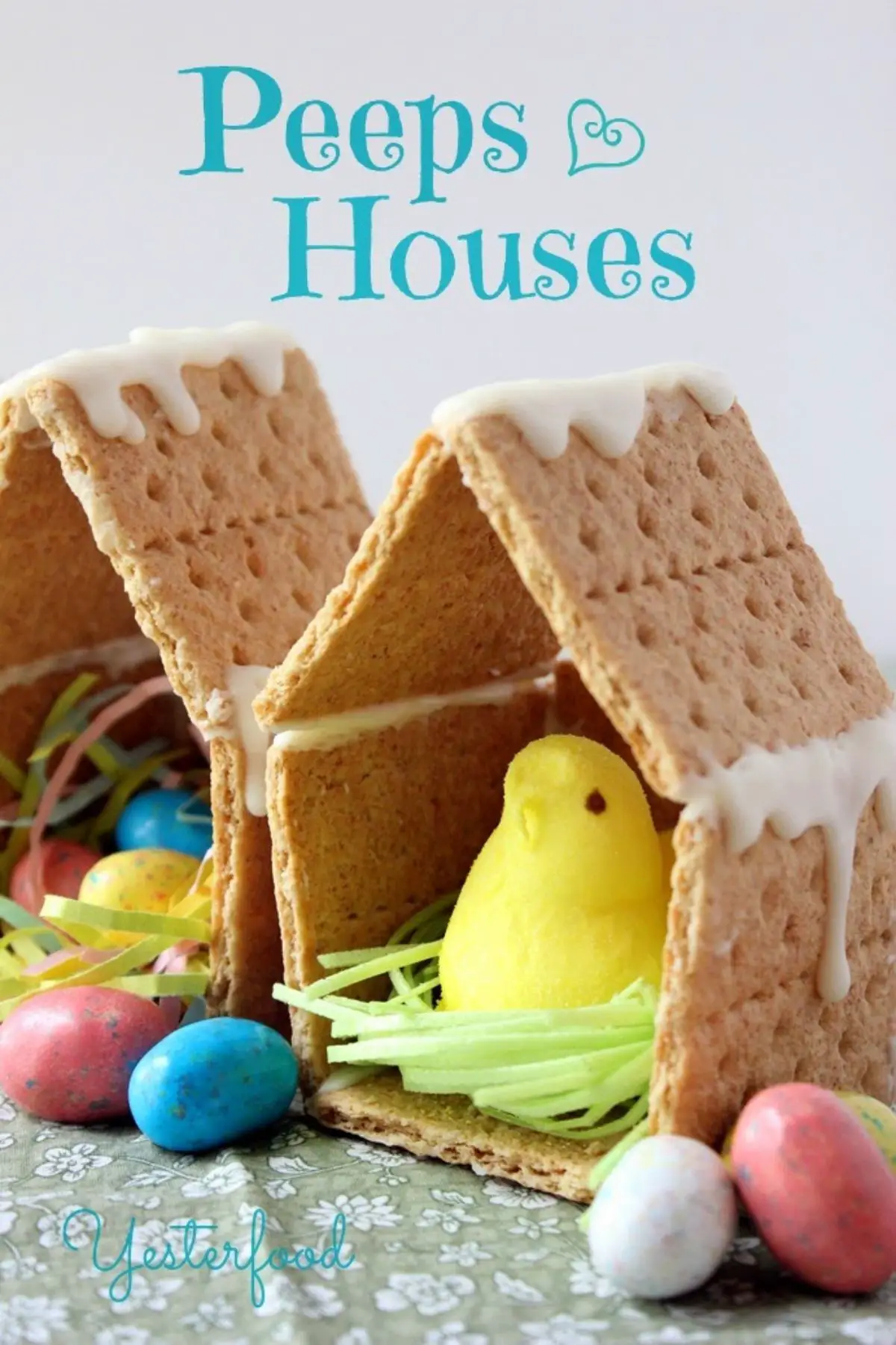 Making peep houses is one of the easter family traditions in this post.