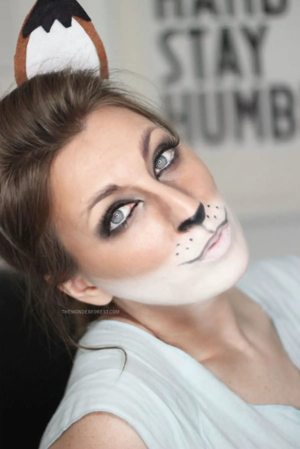 fox face makeup for halloween