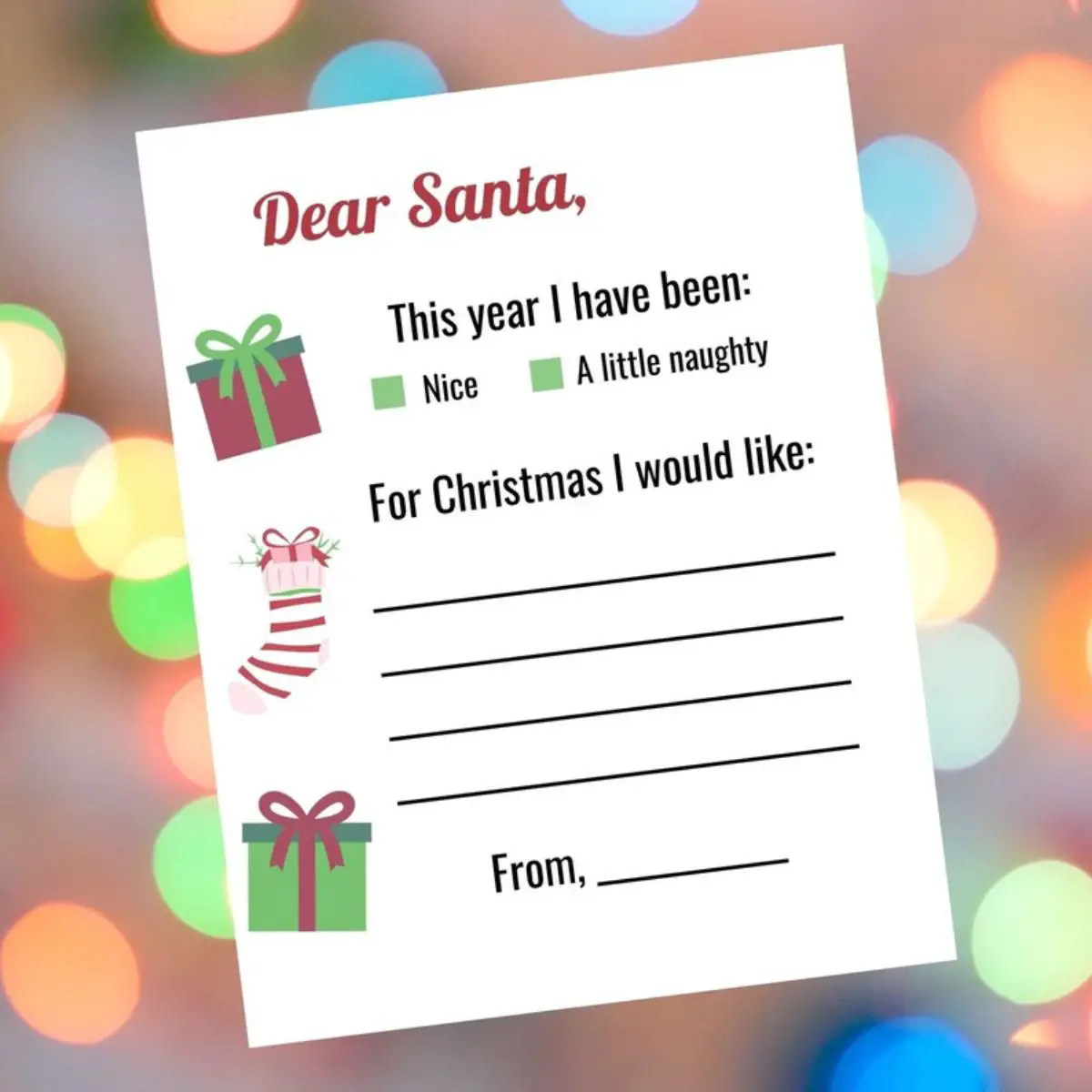 mail letters to santa