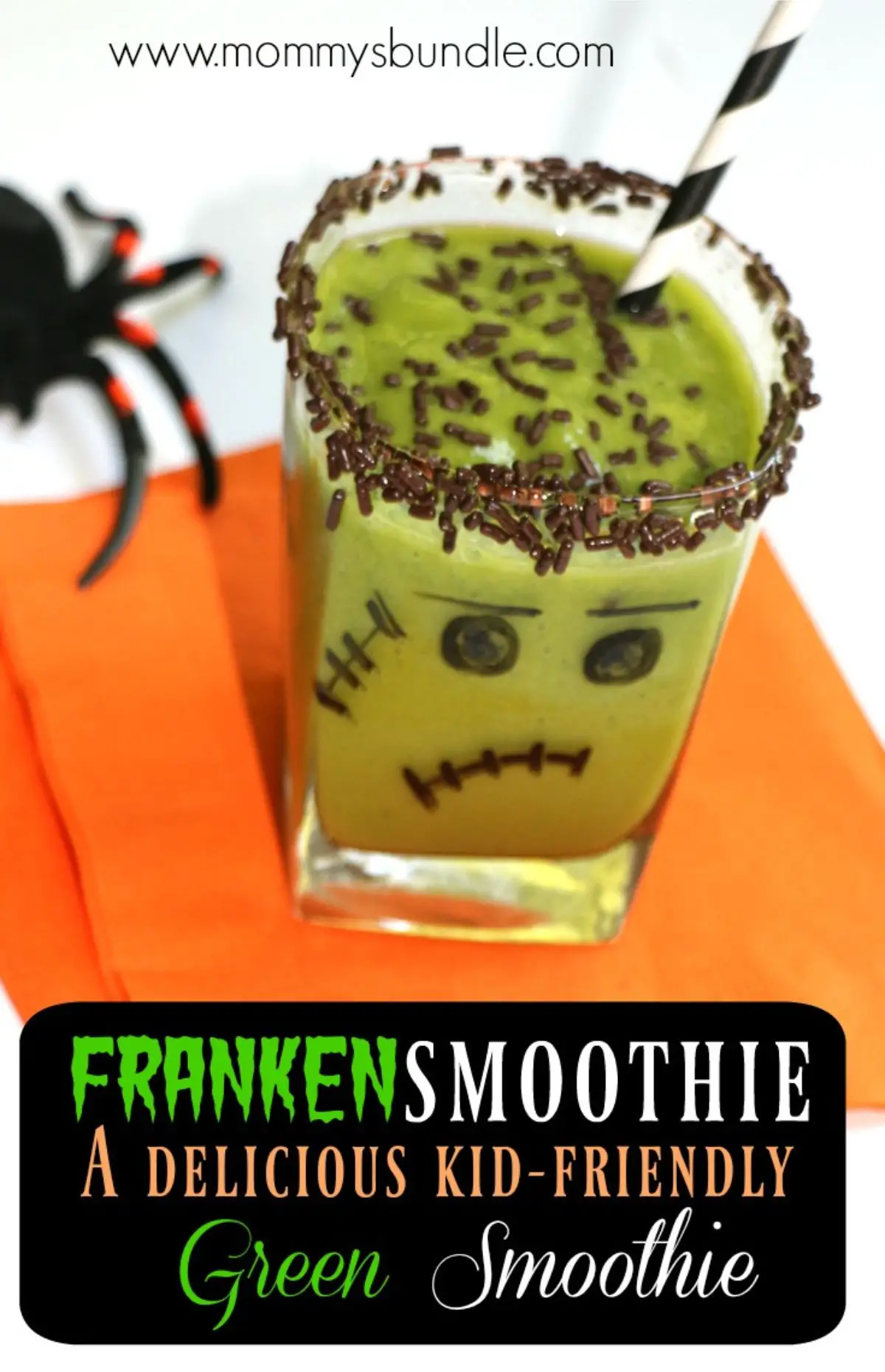 Frankensmoothie halloween drink for kids