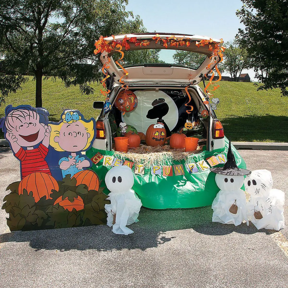 charlie brown trunk or treat