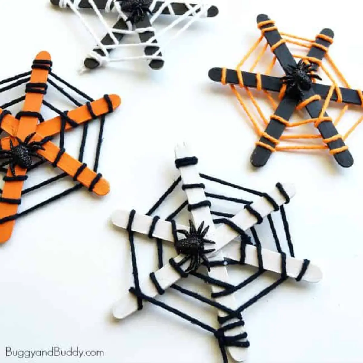 spider web halloween craft