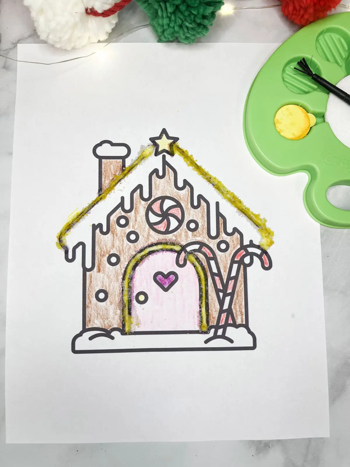 gingerbread painting craft