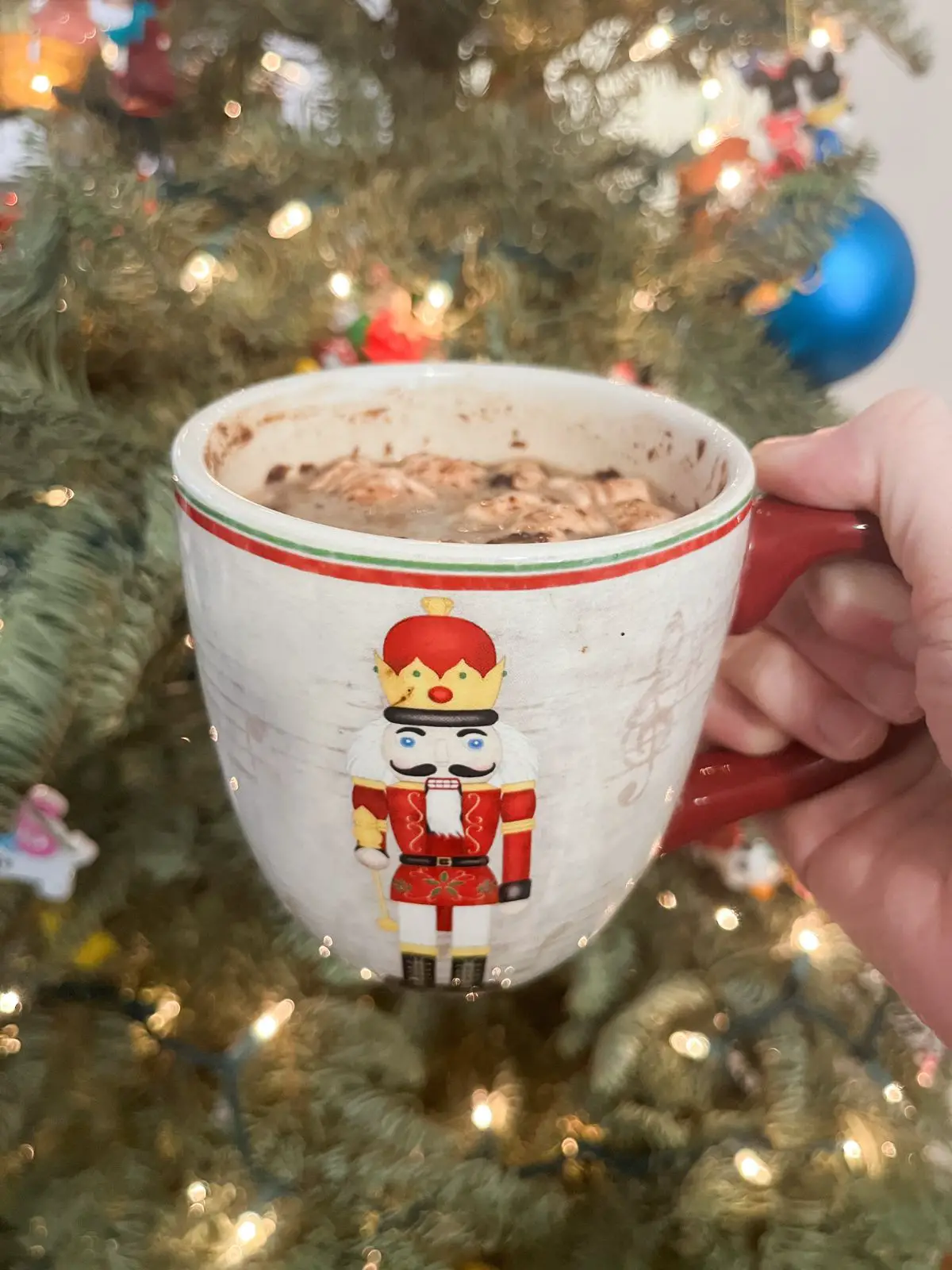 mug with hot chocolate